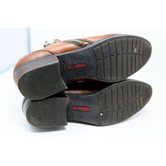 Pikolino's womens brown leather bootie ankle boots 41 9.5/10 - Picture 6 of 9